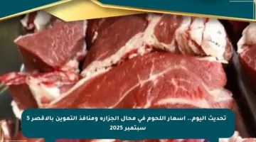 🔴 تحديث اليوم.. أسعار اللحوم في محال الجزارة ومنافذ التموين بالأقصر 5 سبتمبر 2025